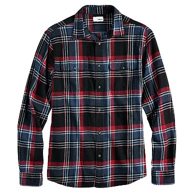 Men's Sonoma Goods For Life® Modern-Fit Plaid Flannel Button-Down Shirt