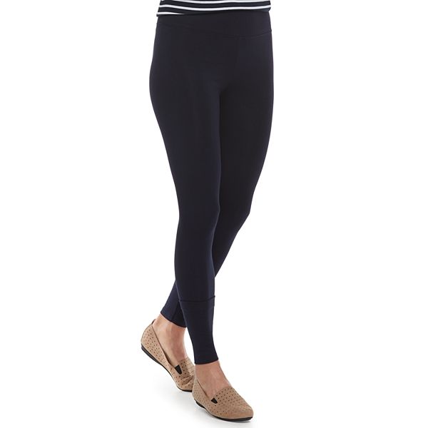 Petite Croft & Barrow® Tummy Control Midrise Leggings