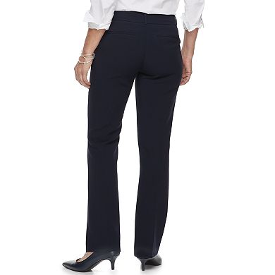 Women's Croft & Barrow® Polished Straight-Leg Pants