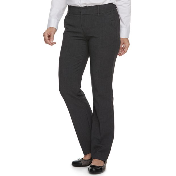 Women's Croft & Barrow® Polished Straight-Leg Pants