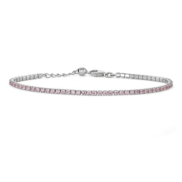 OLIVIA AND HARPER Sterling Silver Cubic Zirconia Bracelet