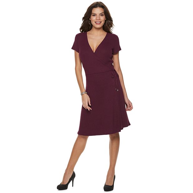 Apt 9 wrap store dress