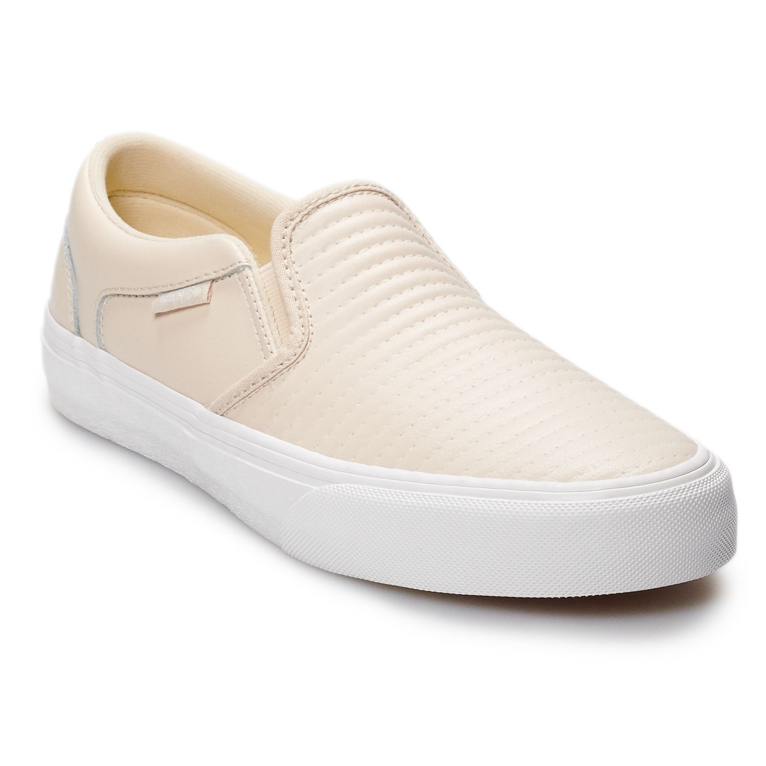 vans asher leather womens sneakers