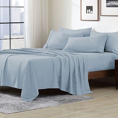 Swift Home Ultra Soft Wrinkle Free Easy Care Brushed Microfiber Sheet Set with Extra Pillowcases