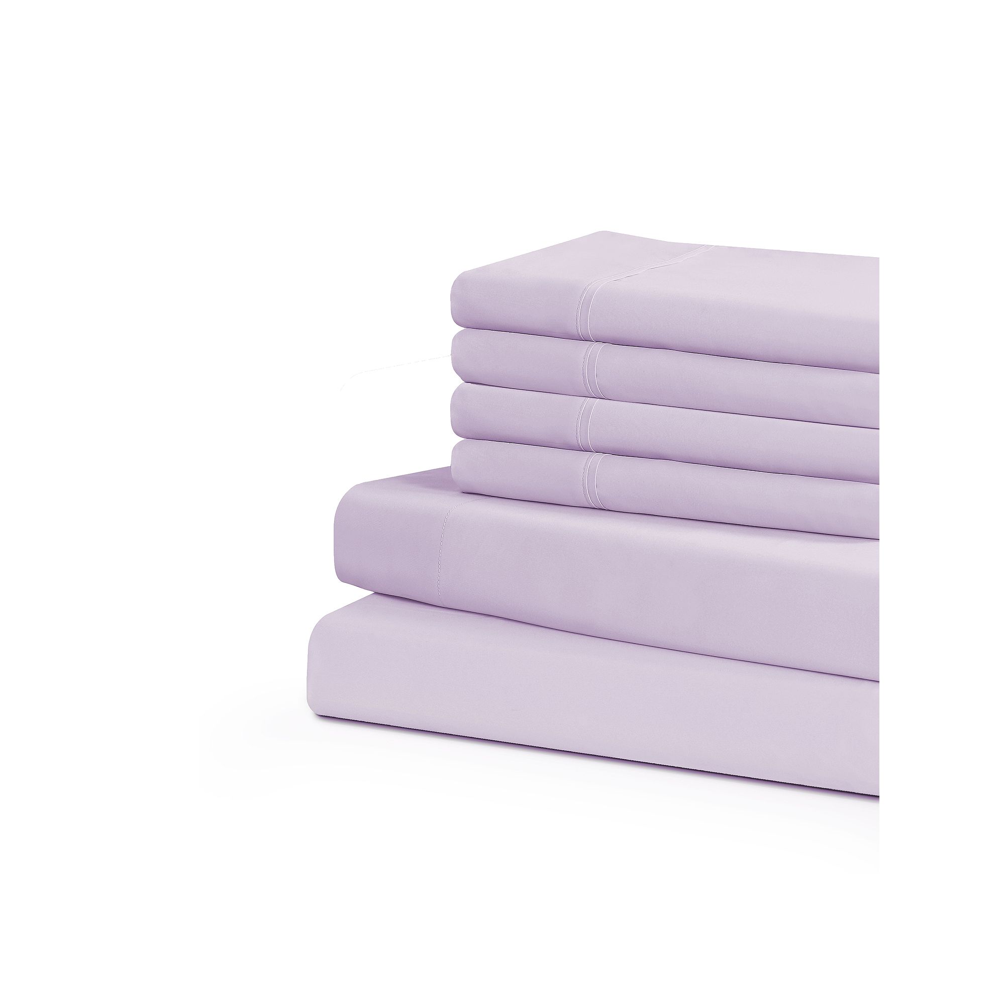 Swift Home Ultra Soft Microfiber Sheet Set with Extra Pillowcases, Purple