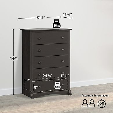 Prepac 5-Drawer Dresser