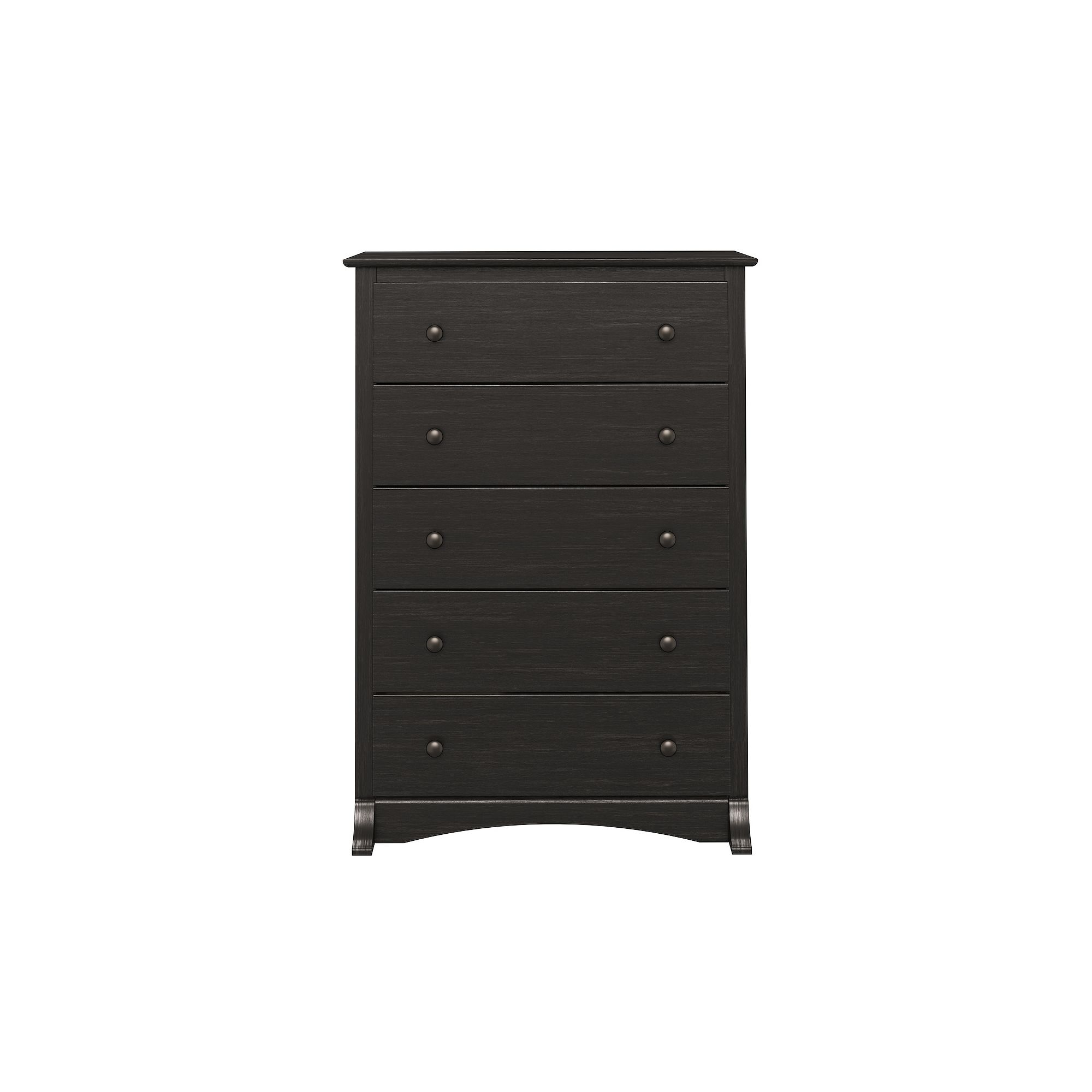 Prepac 5-Drawer Dresser, Black