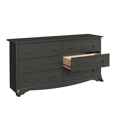 Prepac 6-Drawer Long Dresser