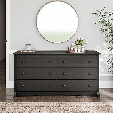Prepac 6-Drawer Long Dresser