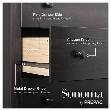 Prepac 6-Drawer Long Dresser