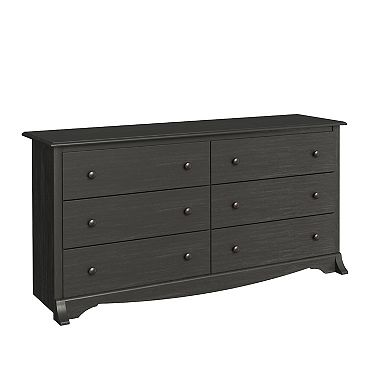 Prepac 6-Drawer Long Dresser