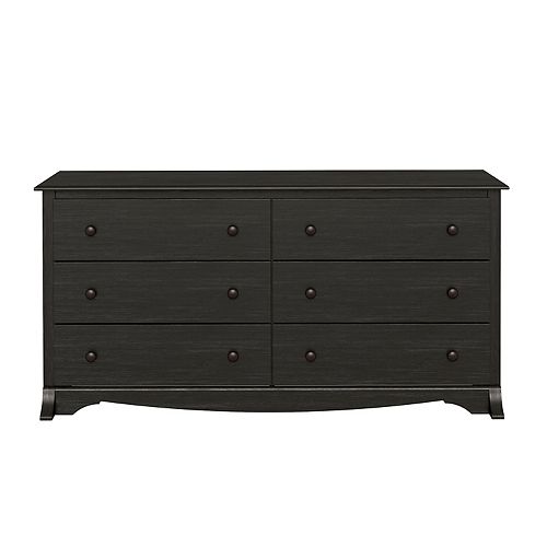 Prepac 6 Drawer Long Dresser