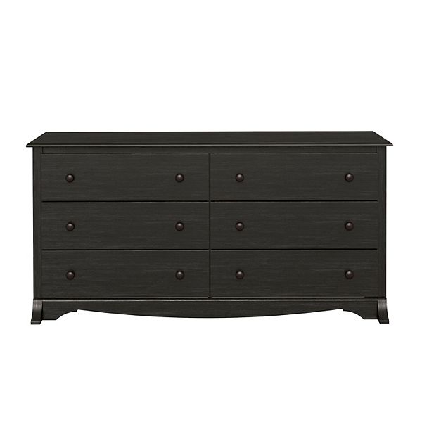 Prepac 6 Drawer Long Dresser