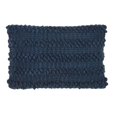 Mina Victory Life Styles Woven Stripes 20-in. Square Throw Pillow