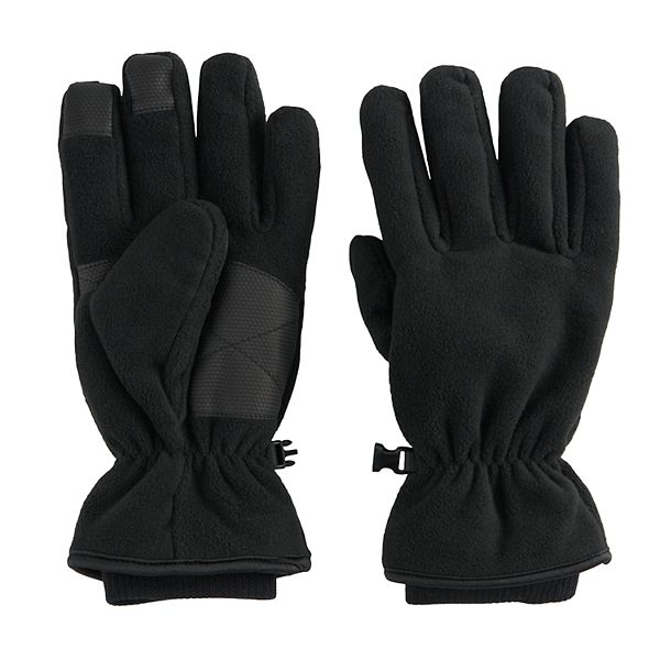Men's Tek Gear® Microfleece Tech Touch Cuffed Gloves