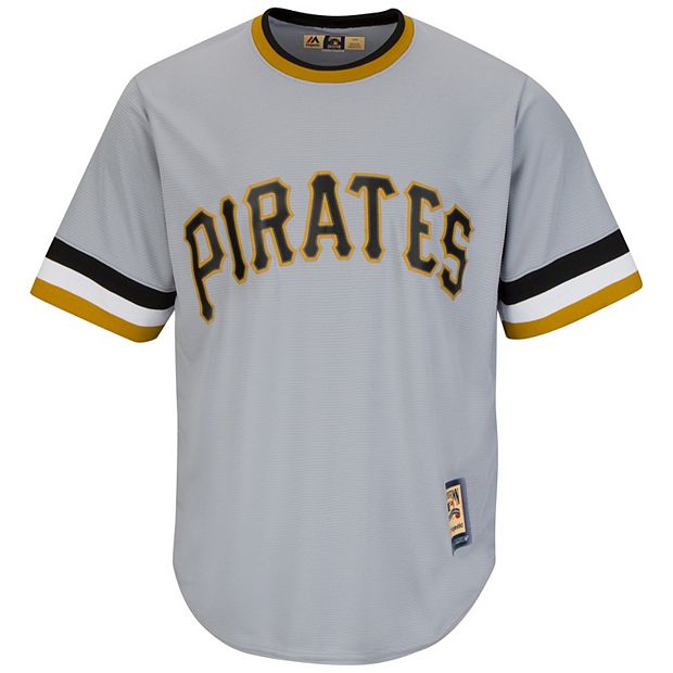 Men's Gray Pittsburgh Pirates Replica V-Neck Jersey