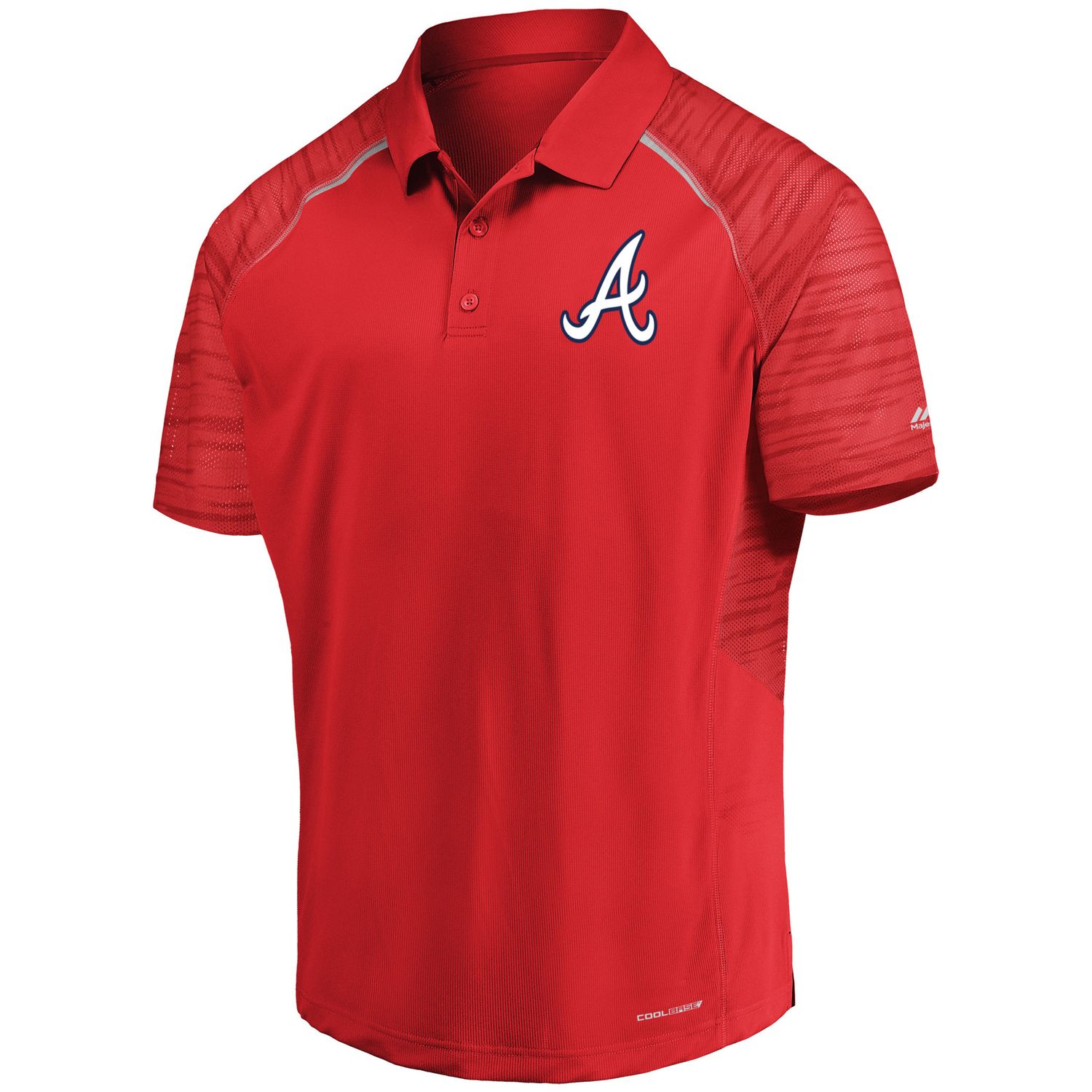 atlanta braves collared shirt