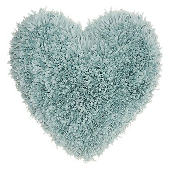Mina Victory Shag Frame Heart Throw Pillow