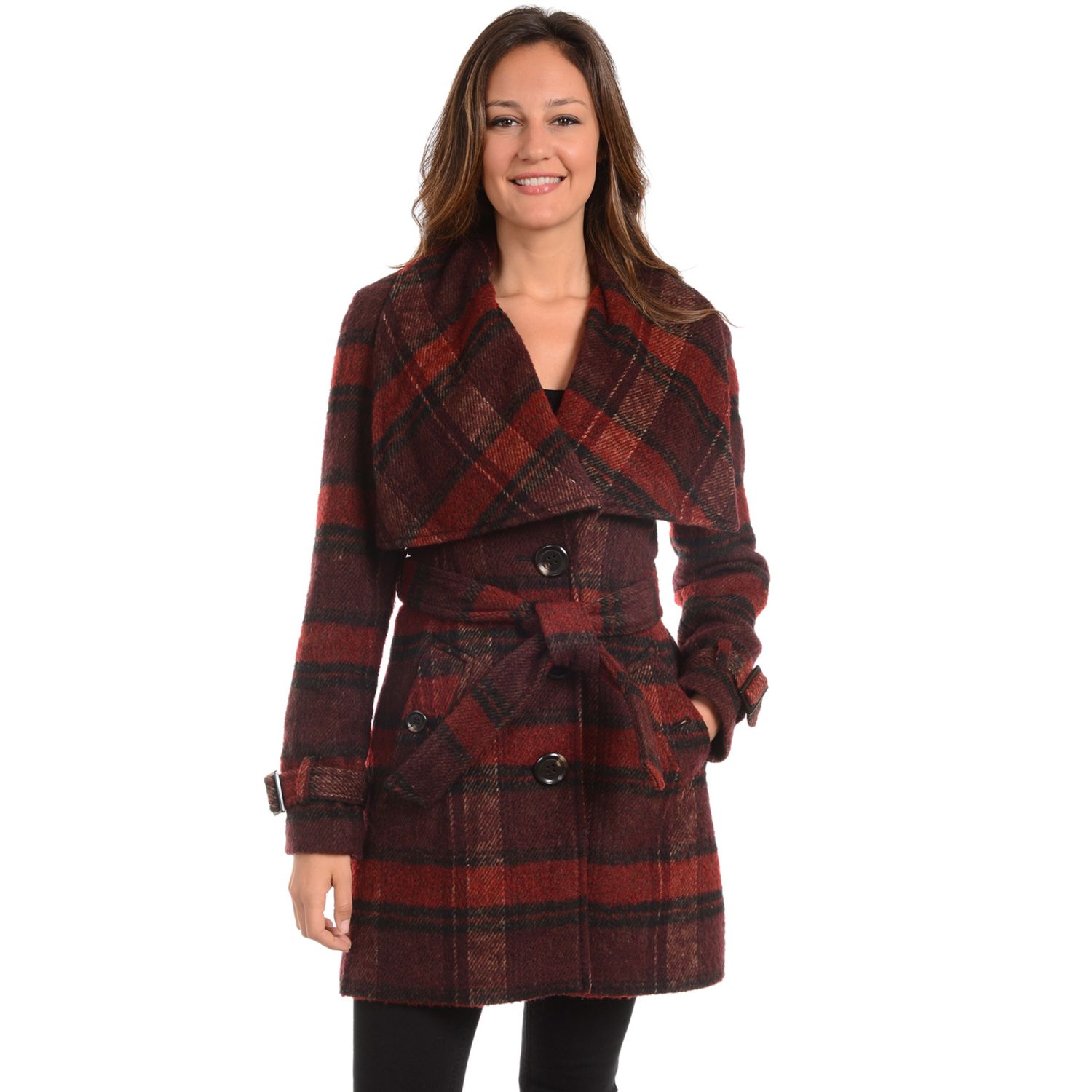 tartan coat women