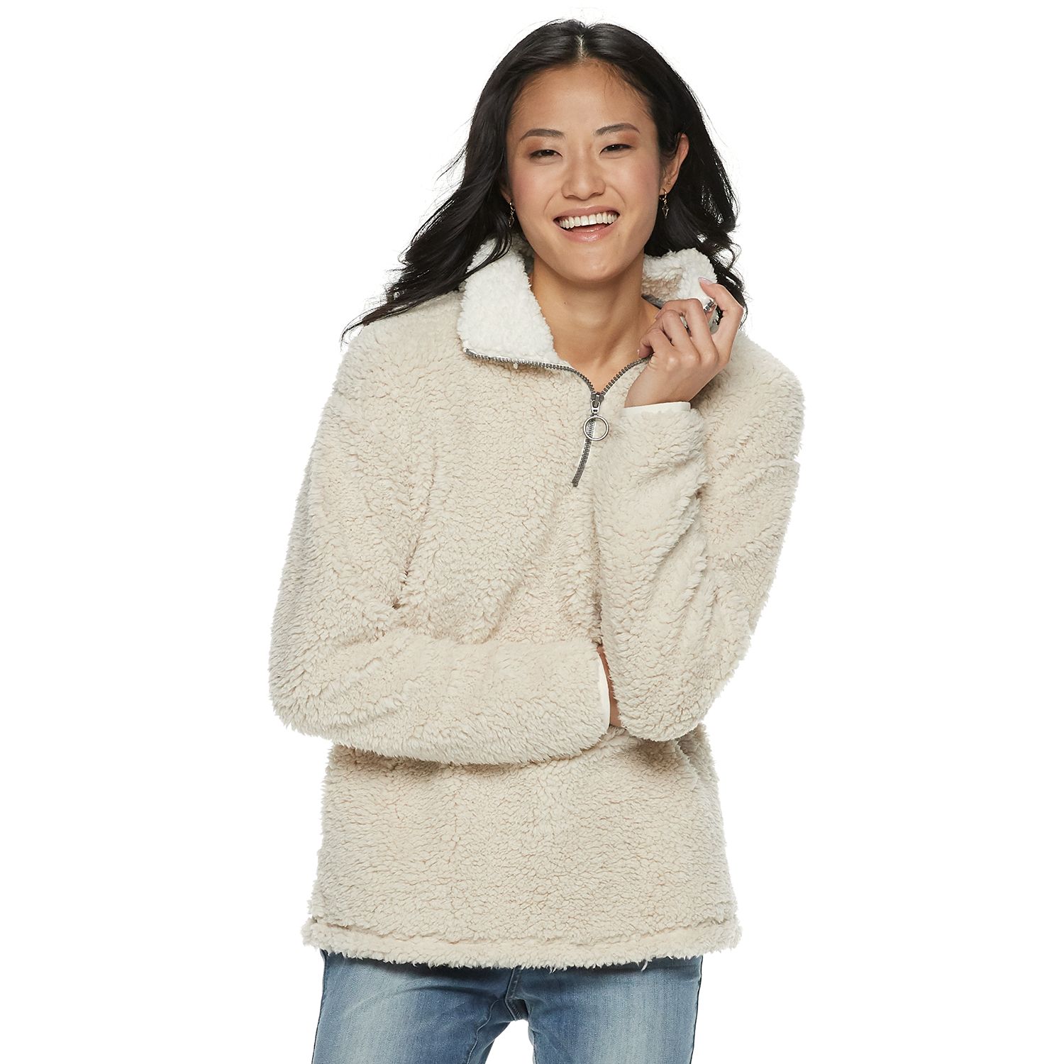 sherpa pullover juniors