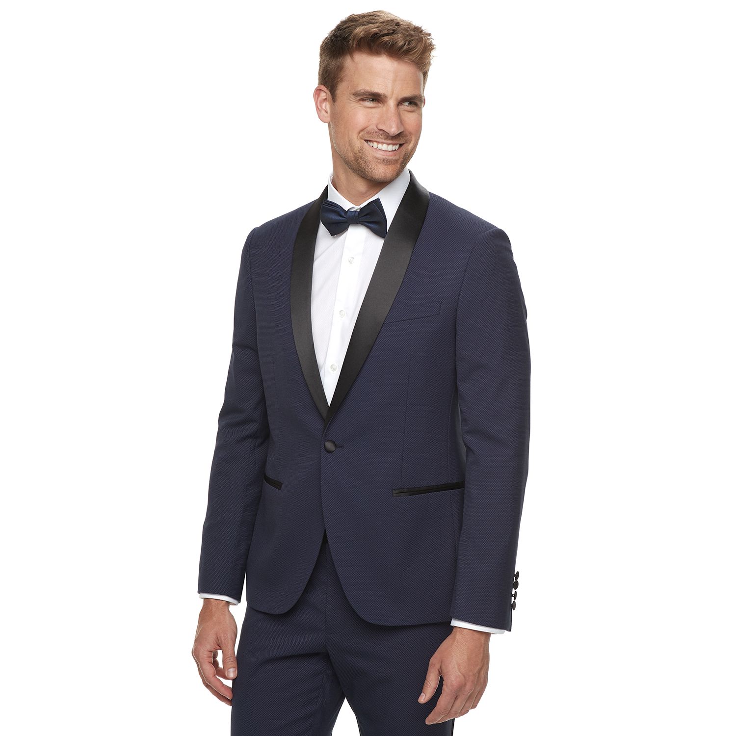 slim fit ivory dinner jacket