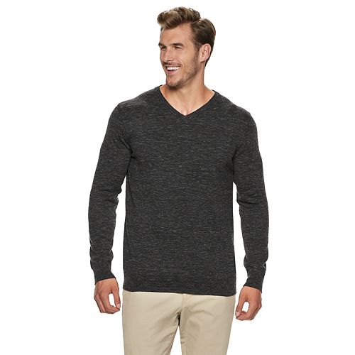 Big & Tall SONOMA Goods for Life® Supersoft Modern-Fit V-Neck Sweater