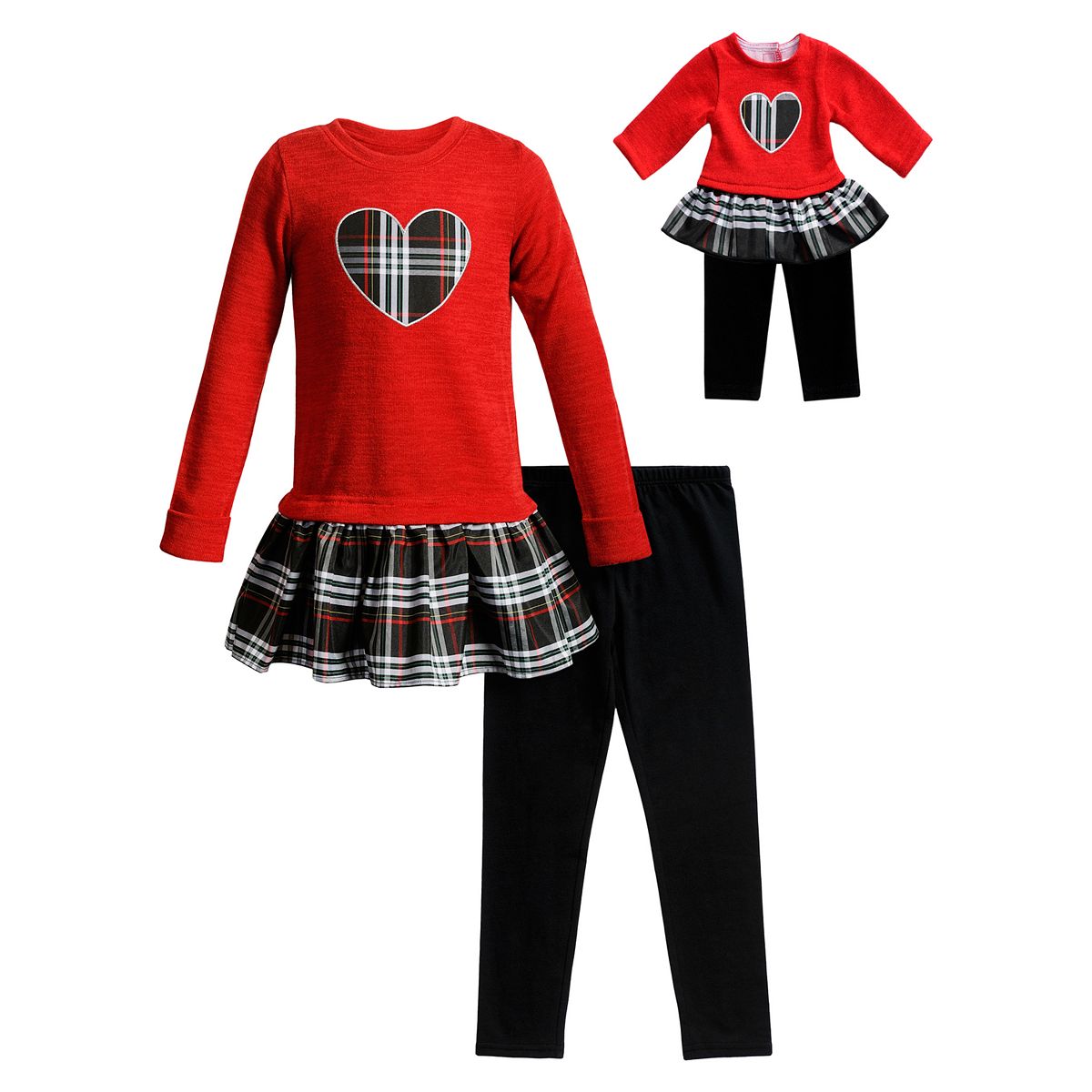 Matching girl doll deals clothes