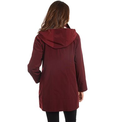 Women's Fleet Street Hooded Faux Silk Jacket