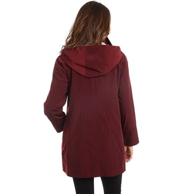 Women's Fleet Street Hooded Faux Silk Jacket 