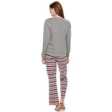 Juniors' SO® Cozy 2-pc. Pajama Set