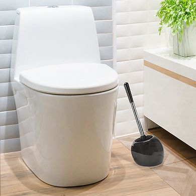 Bath Bliss Ceramic Dome Toilet Brush & Holder