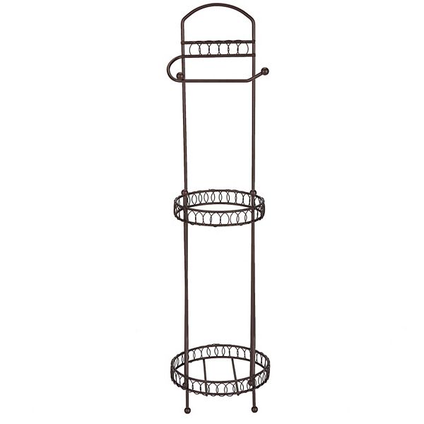 Bath Bliss Curls Design Toilet Tissue Dispenser & Holder