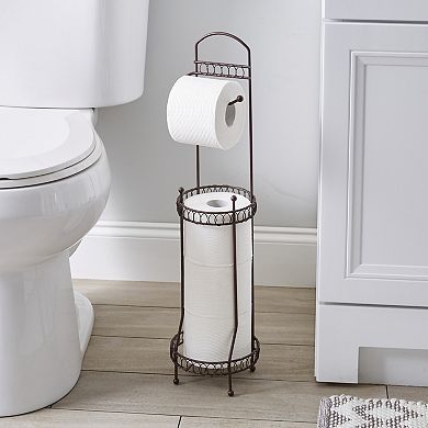 Bath Bliss Curls Design Toilet Tissue Dispenser & Holder