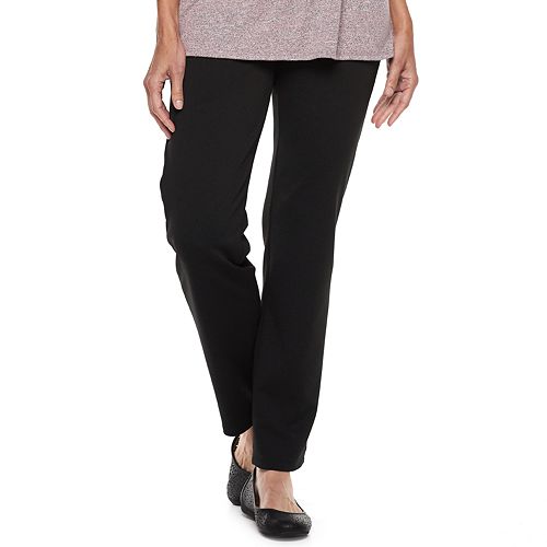 Women's Dana Buchman Slimming StraightLeg PullOn Ponte Pants