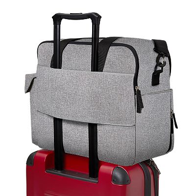 Skip Hop Duo Weekender Diaper Bag Grey Melange