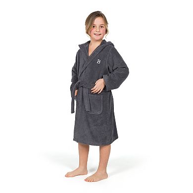 Linum Home Textiles Personalized Kids Hooded Terry Bathrobe