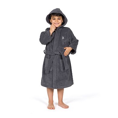 Linum Home Textiles Personalized Kids Hooded Terry Bathrobe