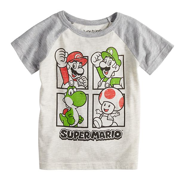 Toddler Boy Jumping Beans® Super Mario Bros. Raglan Graphic Tee