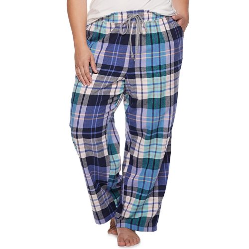 Plus Size SONOMA Goods for Life® Flannel Pajama Pants