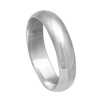 PRIMROSE Sterling Silver Polished Band - 5 mm