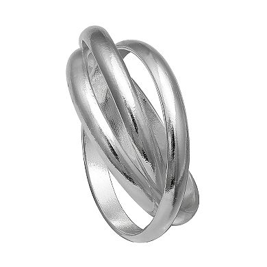 PRIMROSE Sterling Silver Interlocking Ring