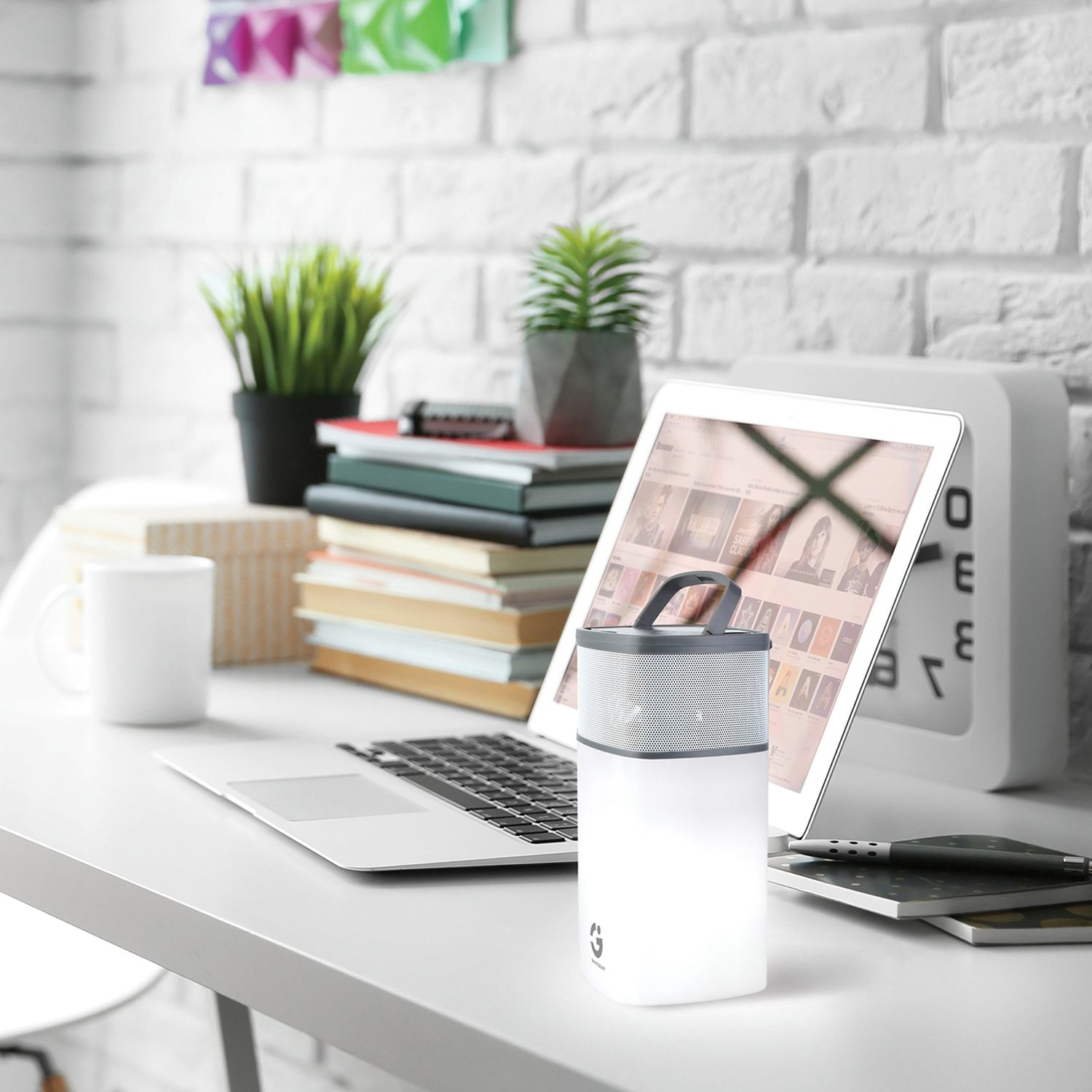 smart gear wireless rechargeable lantern speaker