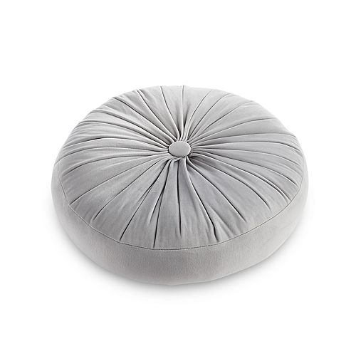 Tempo Home Buttercup Velvet Gusseted Round Throw Pillow
