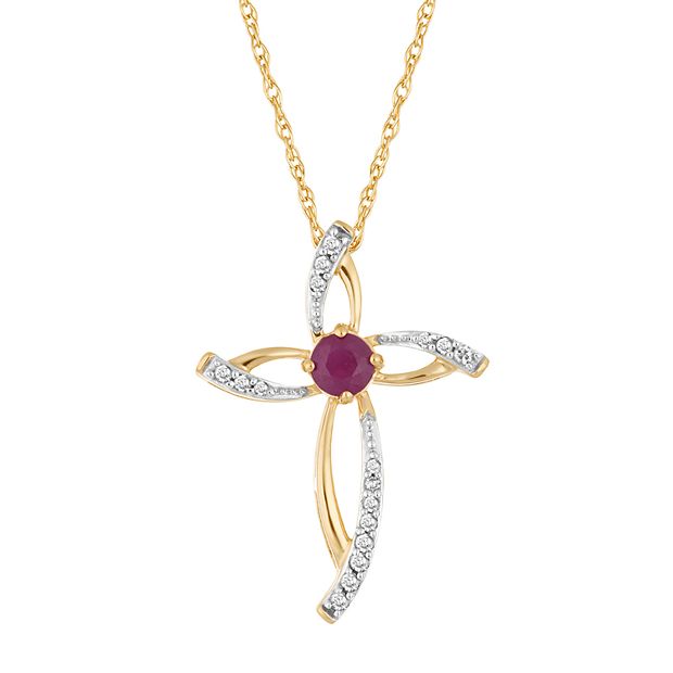 Kohls ruby store necklace