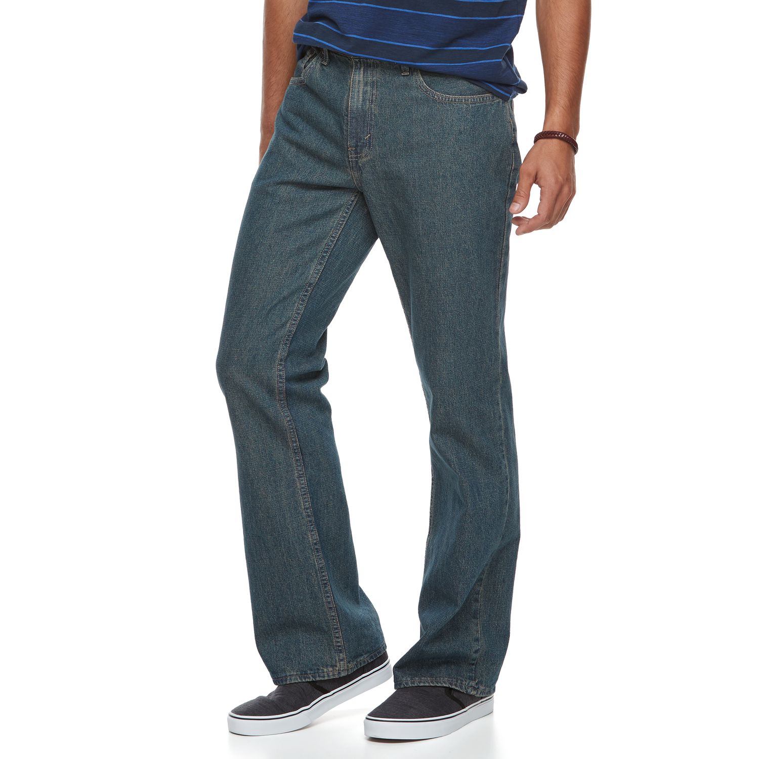 urban pipeline bootcut mens jeans