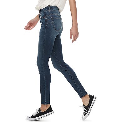 Juniors' Candie's® Mid-Rise Sculpt Skinny Jeans
