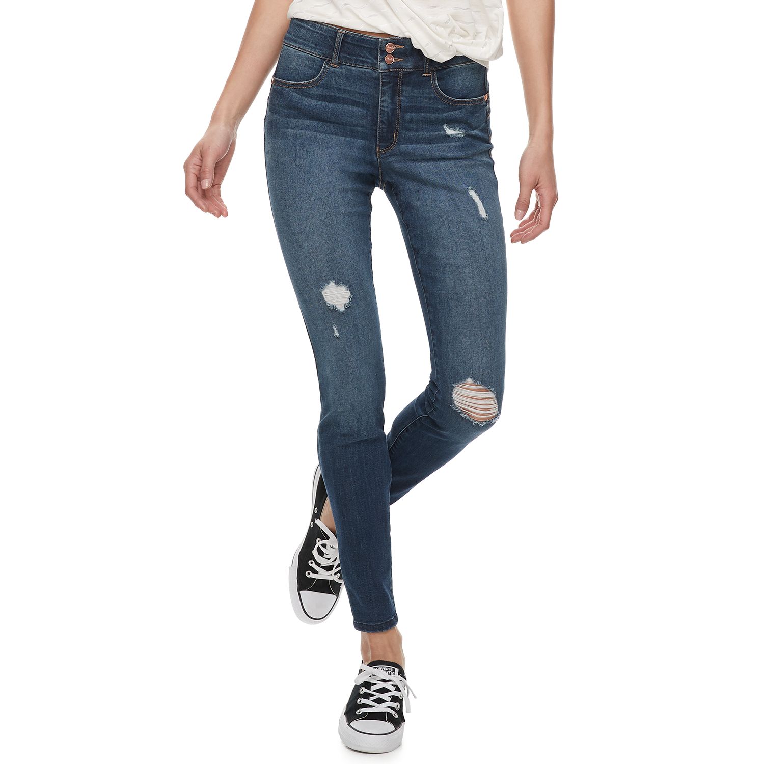 kohls elastic waist jeans