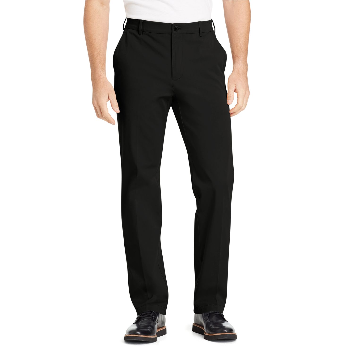 mens chino pants black