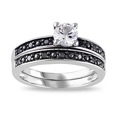 Kohls black diamond ring store