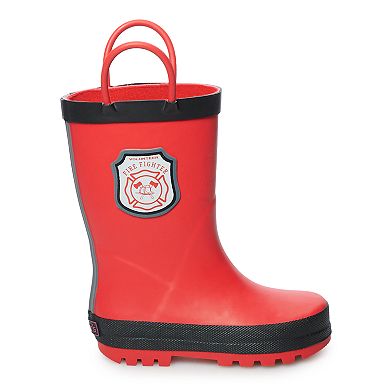 Carter's Fire Toddler Boys' Waterproof Rain Boots